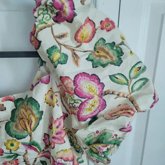 Sezane Floral Midi Dress - Multicolor - Picture 2 of 9